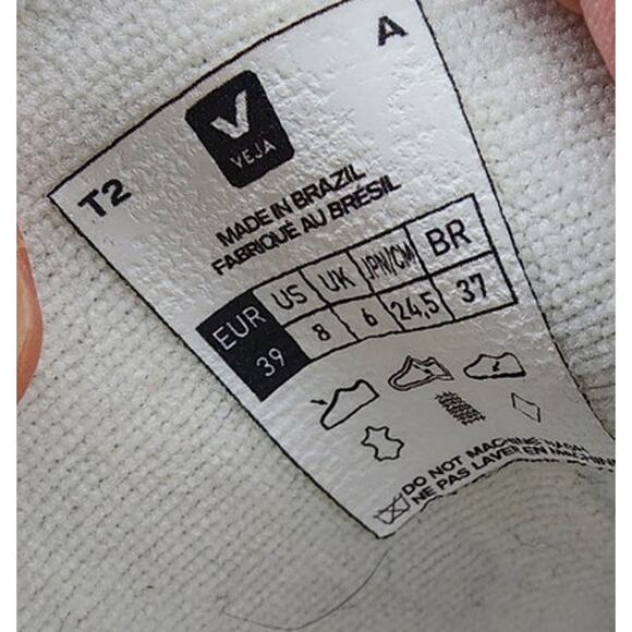 Veja Esplar Sneakers White Leather Size 8 - Picture 9 of 9